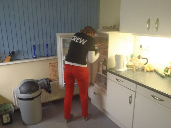 De sponsor zorgde voor een goede cartering door Crew-medewerkers.