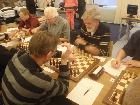 Evert was als eerste klaar