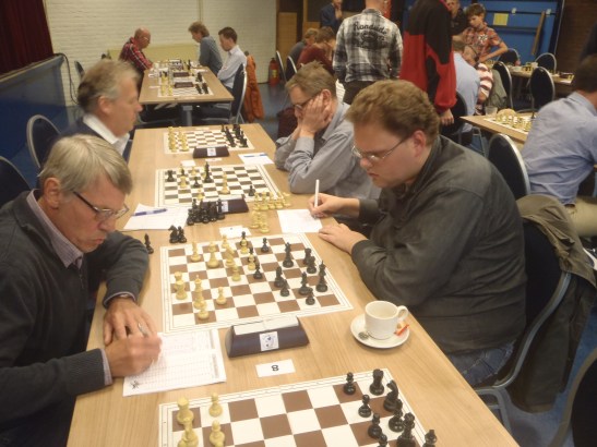 Bastiaan en Evert naast elkaar in ronde 2.