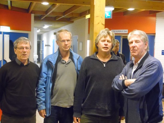 Het bekerteam van Staunton 3 voor de wedstrijd