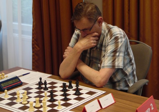 Evert in Bilderberg. De stelling resulteerde in verlies voor Evert, zijn enige